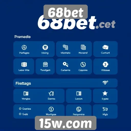 Interface de usuário do 68bet é intuitiva